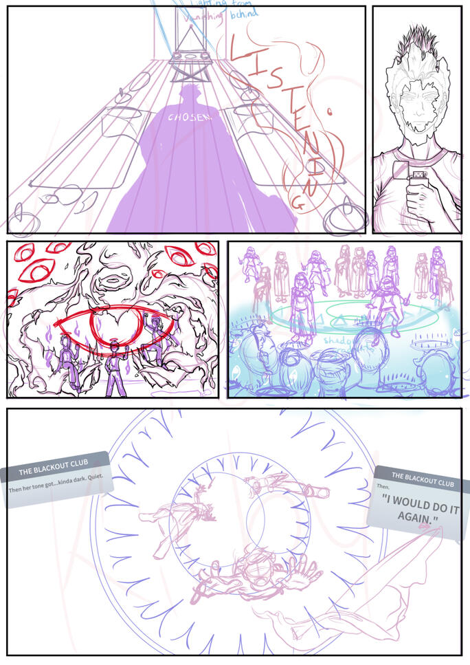 Comic Page Planning (2021)