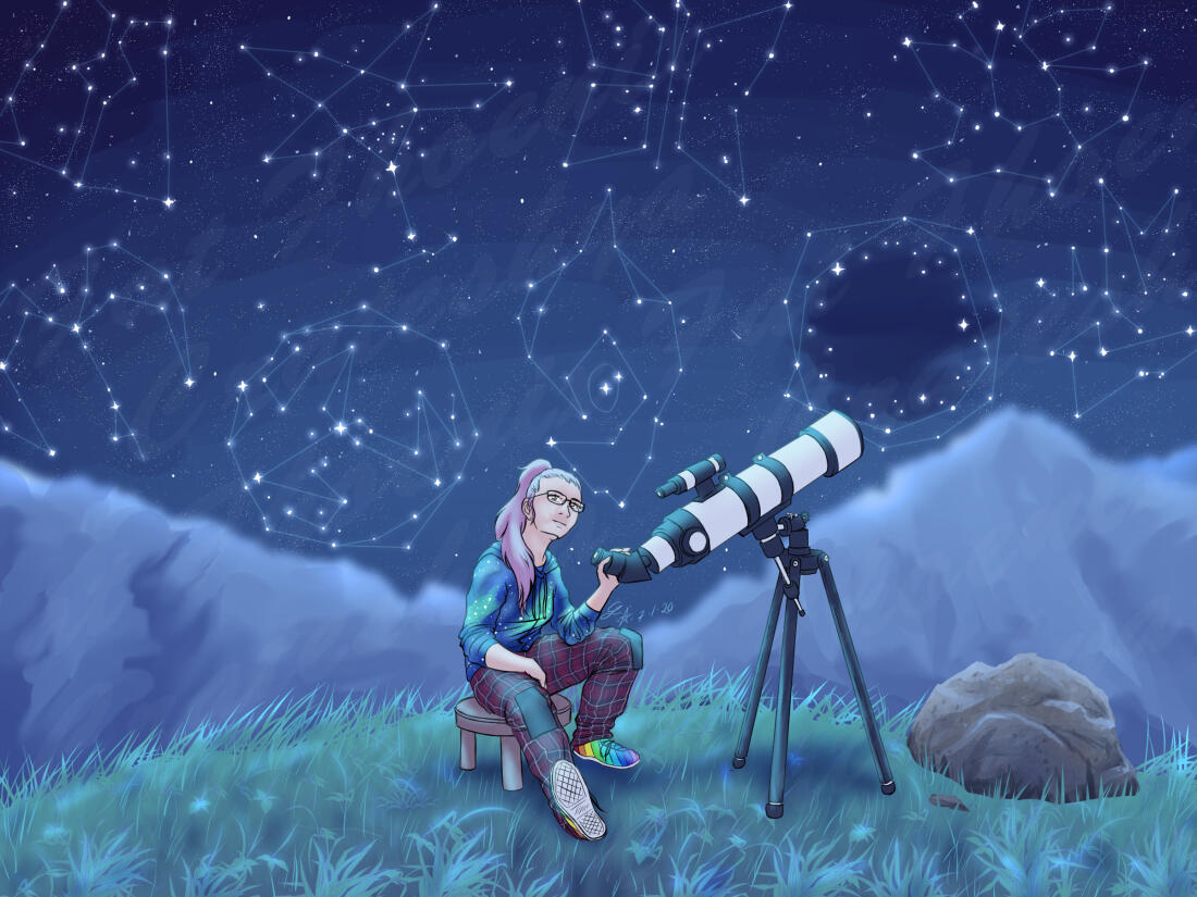 Constellation Gazing Commission (3.5 hours, CSP, July)