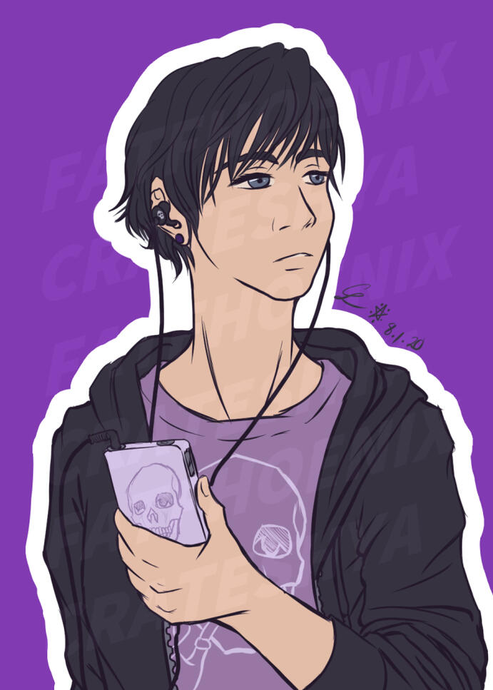 Adult RK Commission (1 hour, colored sketch, CSP, August)