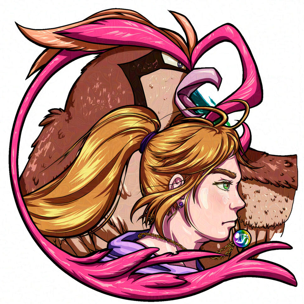 Mega Evolution- Hurricane and Crystal (4 hour illustration; CSP, August)