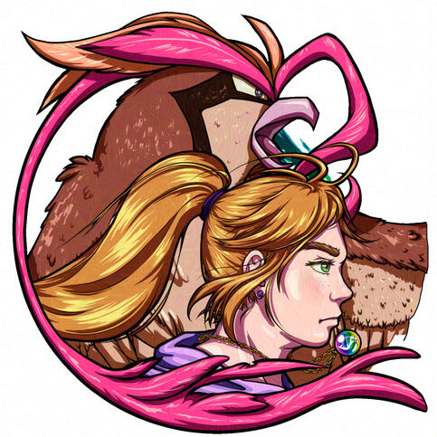 Mega Evolution- Hurricane and Crystal (4 hour illustration; CSP, August)