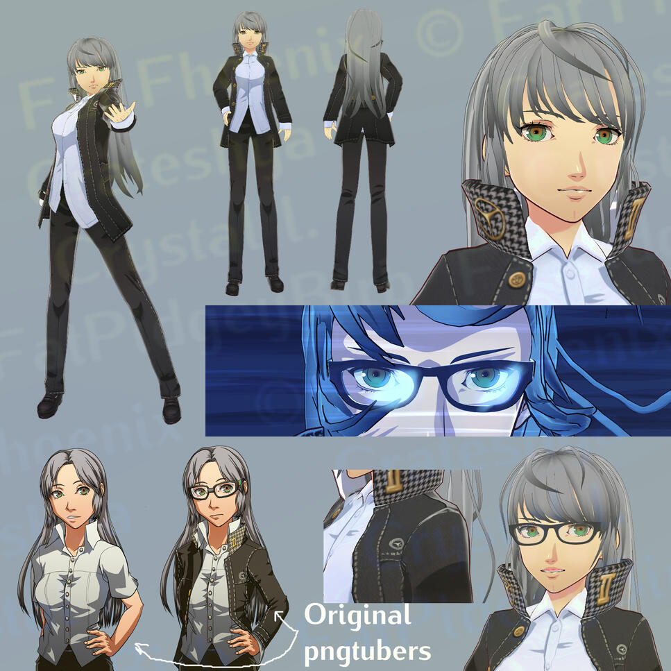 Persona 4 Custom MC Vroid Model (10-12 hours; Vroid Studio/CSP, February)