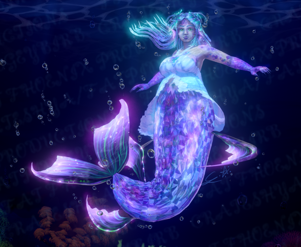 MerMay Vroid Model (20-24 hours; Vroid Studio, CSP, May)