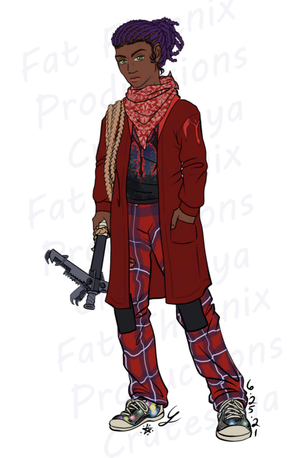 Nora (Flat colors full body commission, June 2021)